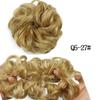 MISS WIG Straight Donut Chignon Hairpieces Synthetic Ombre Elastic Chignon Fluffy Messy Scrunchies Hair Bun for Women