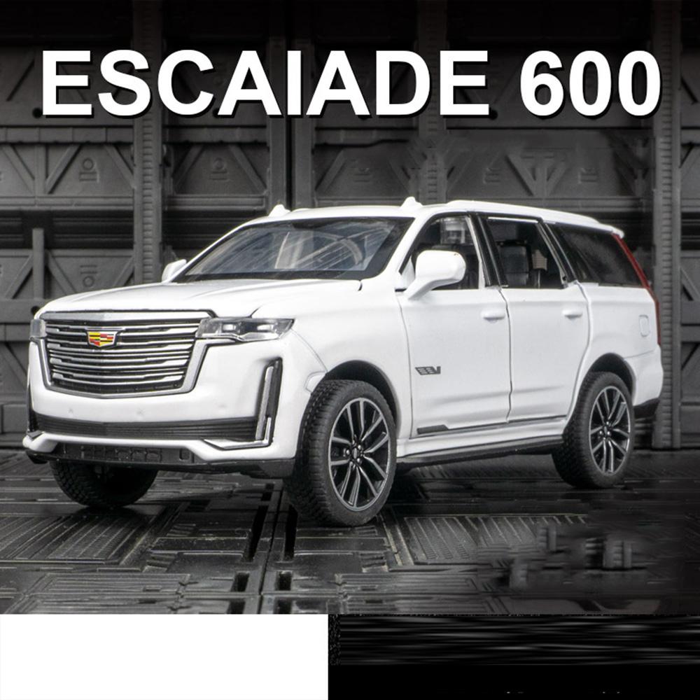 

1:Масштаб 32 Cadillac Escalade 600 Металеві Моделі Автомобілів Іграшка Металеві Литі Автомобілі Позашляховики зі Звуком Світлом Іграшки Автомобілі SUV для Дітей Подарунки білий