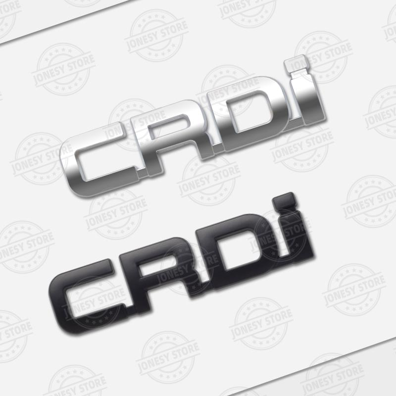 Auto Metal CRDi Logo 3D Badge Lettering Decals Trunk WOEKFD6 Sticker For Kona Tucson Accent Sorento Carens Carnival Sportage Car Styling