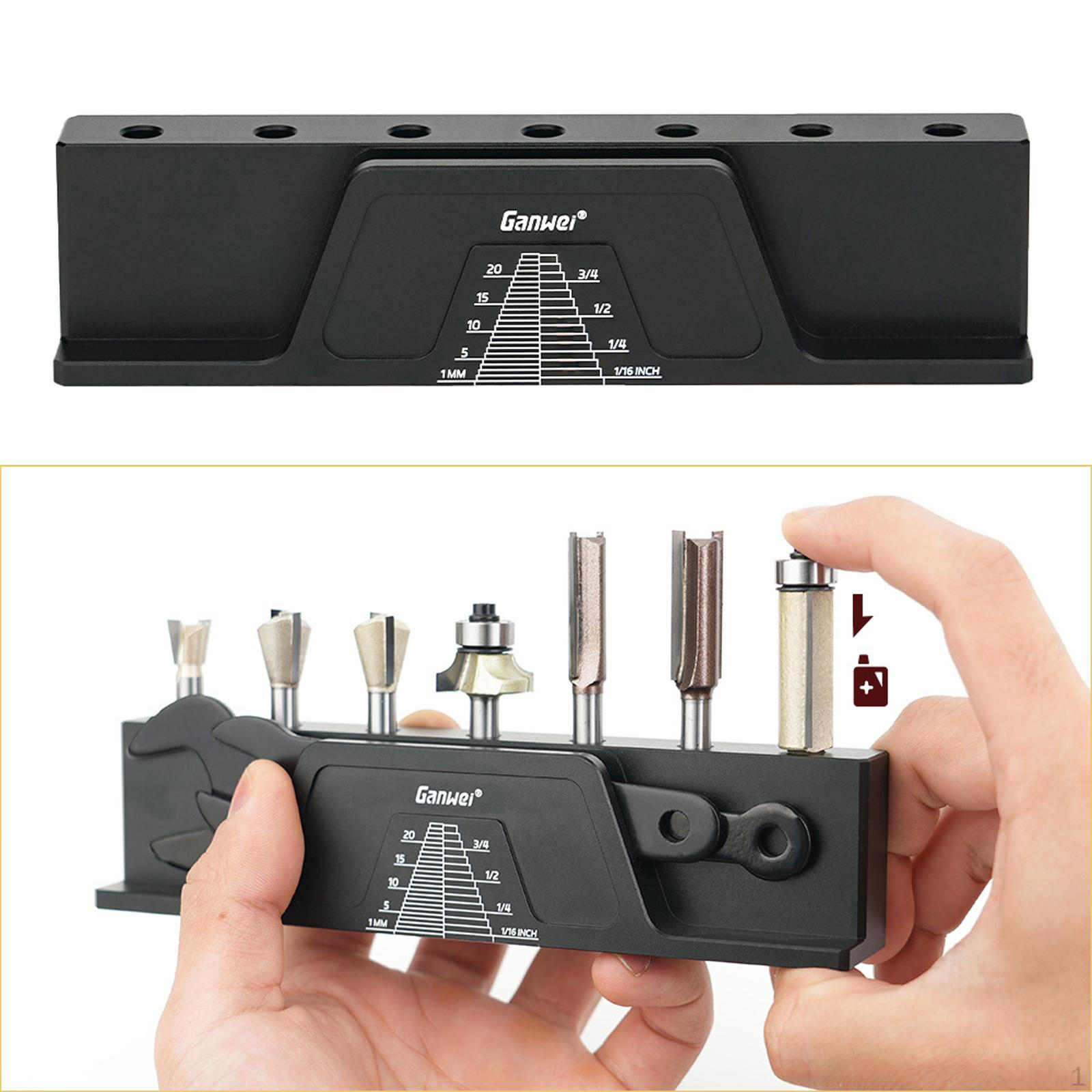 

Milling Cutter Storage Stand Multifunctional Quick Change Portable Organizer