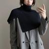 Thicken Knitted Shawl Warm Neck Wraps Retro Women Cape  Girl