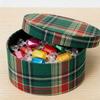 Portable Paper Flower Bucket Craft Container Round/Square Gift Packaging Box For Weddings Anniversaries And Event