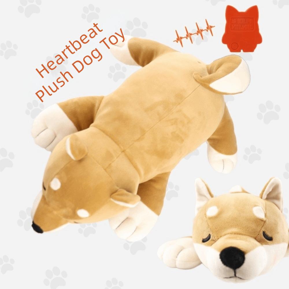 Comfortable Dog Soothing Toys Simulation Heartbeat Dog Anxiety Toy Pet Calming Behavioral Toy Gift