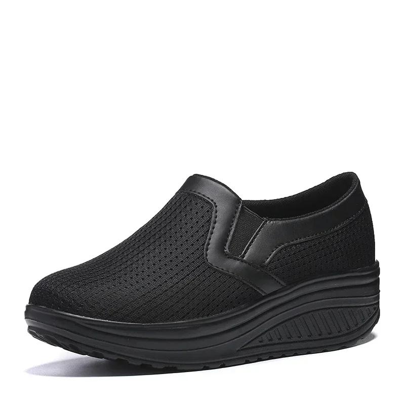 High Quality Plattorm Height Increase Casual Shoes Women Comfortable Cushioning Baskets Sneakers Ladies Fashion Walking Shoes