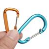 Outdoor Sports Equipment Safety Buckle Keychain Alloy Carabiner Climbing Button Camping Hiking Hook