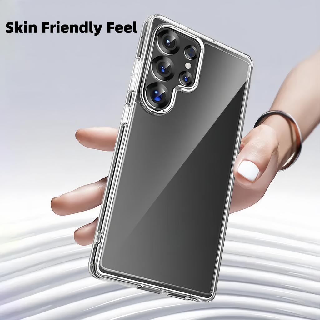 Transparent TPU Shockproof Protection Phone Case for Samsung Galaxy S26 S25 Ultra Plus FE Edge - Clear
