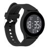 Men's Sport Watch Round Dial LED Digital Electronics Watches Black Sport Watch Multifunction Clock Outdoor for Men