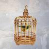Play House Toys Lightweight Convenient To Store 1/12 Ratio Pretend Exquisite Birdcage Toy Shooting Props