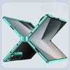 Fashion Ultra Thin Electroplated Transparent Phone Case For Samsung Galaxy Z Fold 7 6 5 With Hinge Shockproof Protection Cover
