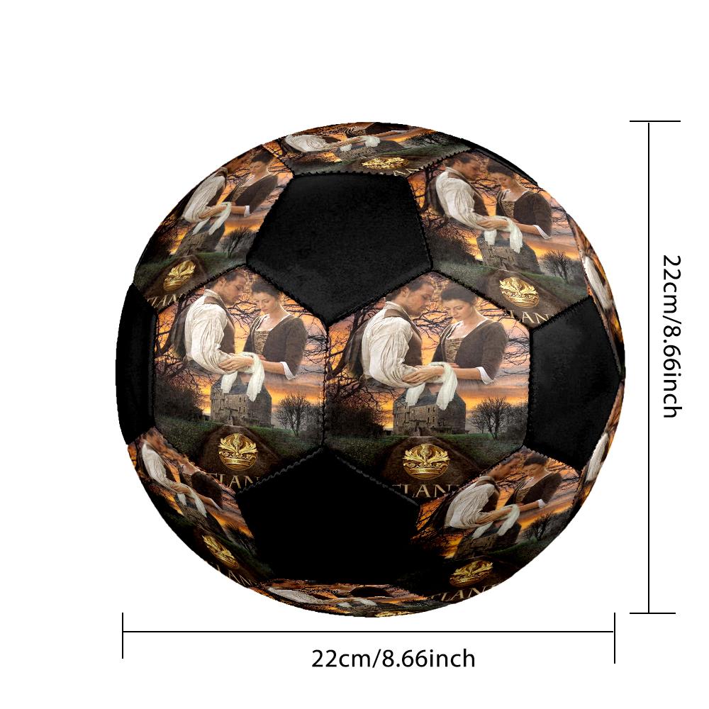 Vibrant Outlander Indoor Soccer Ball Colorful Machine Stitched PVC Size 5 Team Training Competition Ready Durable High-Bounce Cool Sports Gift