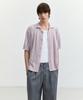 Dunst For Men Collared Crochet Cardigan Soft Pink_M_Udsw4B323P1