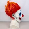 Smiling Clown Ghost Movie Horror Costume Prop Latex Full Face Makeup Headgear Halloween Easter Party