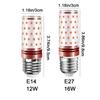 Bright PC Corn Lights Red Aluminum Lantern Light Bulb No Flicker Replace LED Bulbs Festival Lighting