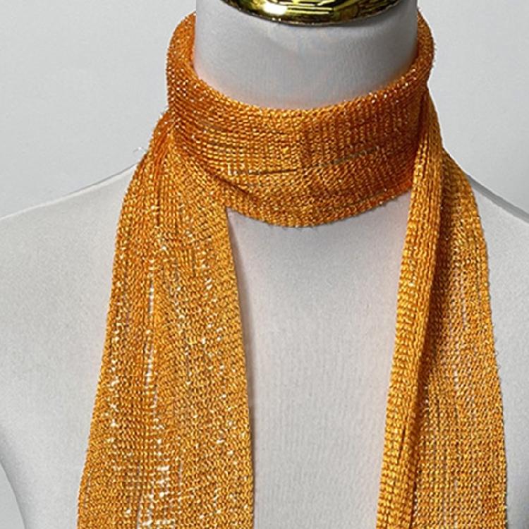 Woman Banquets Scarf with Tassels Shinning Collar for Female Dancing Photography