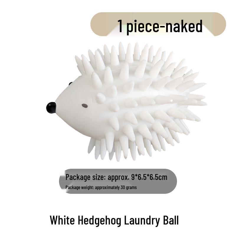 Silicone Hedgehog Anti-Tangle Laundry Ball - Soft, Magic Decontamination and Lint Removal Cleaning Solution