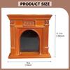 1:12 Dollhouse Furniture Fireplace Photo Prop Ornament Wooden Handcraft Decorative