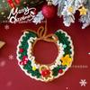 Weihnachts-Haustierzubehör-Set - Katze Hund Strickschal Halsband Hut für Weihnachtsfeier Deko-Zubehör