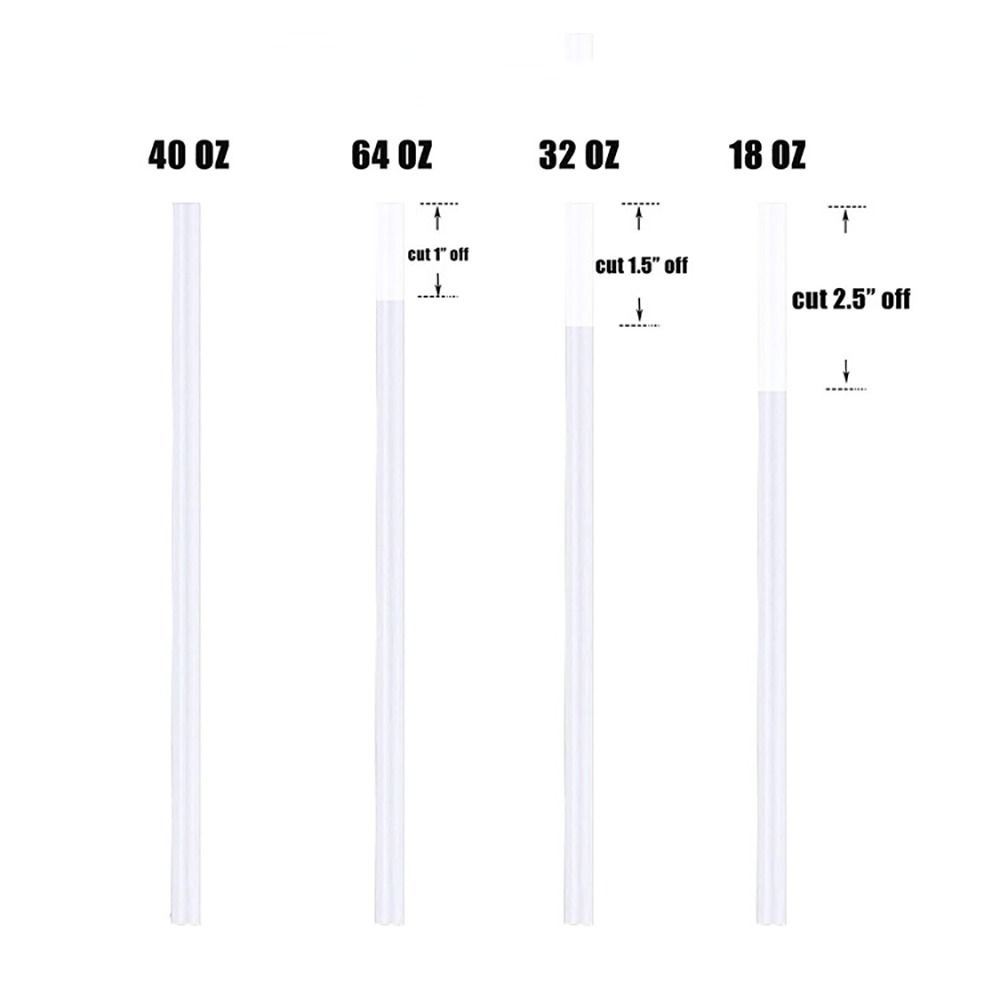 1Sets Straight Plastic Straws Drinking Replacement Straw New Cup Straw