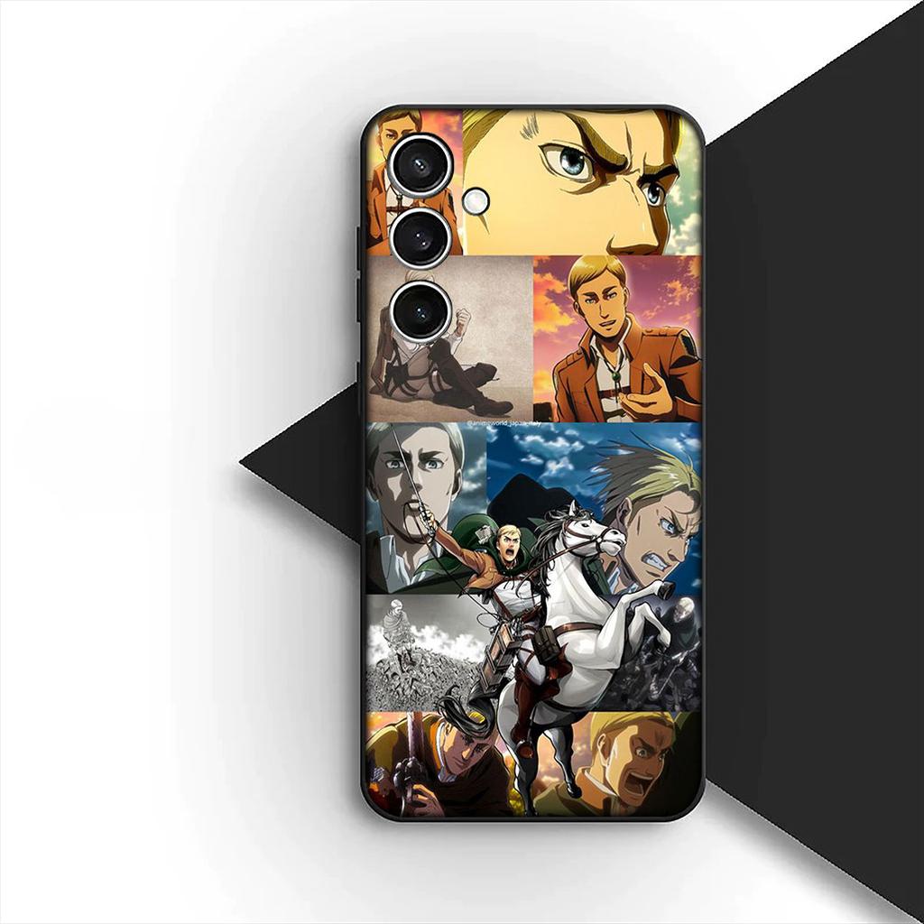 Eren Jaeger Levi Attack On Titan Phone Case for Apple iPhone 17 16 14 15 Plus Pro Max 16E ProMax + 15Plus 15+ 16+ Cover