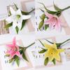 3d Fake Lily Flower Handcraft For Photography Wedding And House Decoration