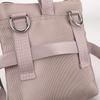 Bolso Cruzado Compacto de Nailon para Mujer – Diseño Ligero y Resistente al Agua con Placa Metálica con Logo y Múltiples Bolsillos, Ideal para el Uso Diario
