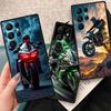 Model Rider Cool For Samsung Galaxy S26 S25 S24 S23 S22 S21 S20 Ultra Plus FE 5G Black Soft TPU Phone Case