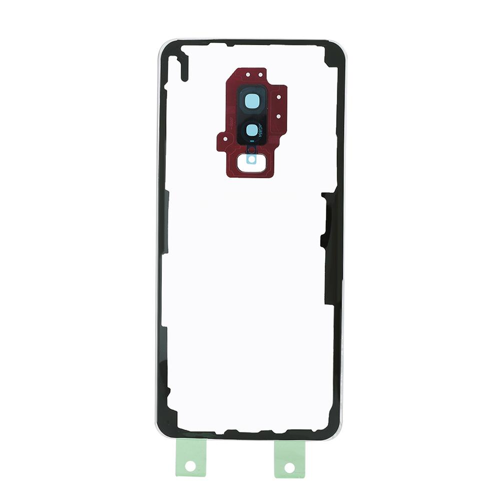 Phone Back Case For Samsung Galaxy S9 plus G695 Model Transparent Phone Battery Cover(Red)