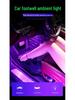 USB Car LED Atmosphere Footwell Lights: Wireless One-to-Four Ambient Lighting
