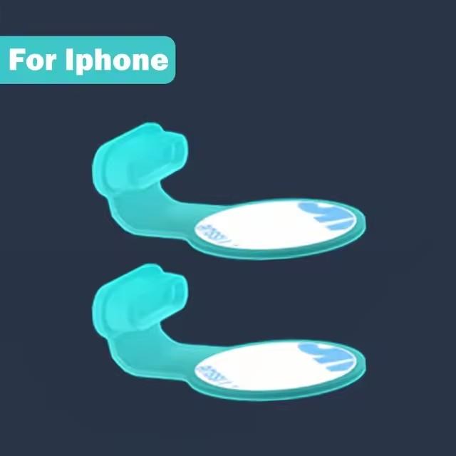 Luminous Dust Plug Anti Lost Charging Port Dustplug for iPhone iPad Samsung Ios Type C USB C Silicone Dustplug Cover for Apple