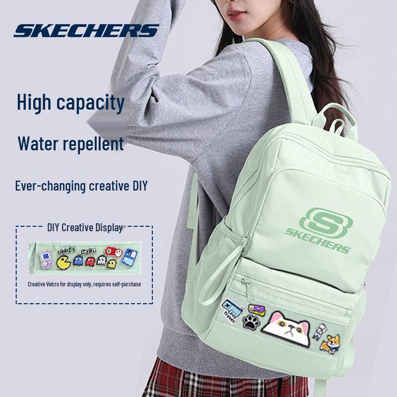 Skechers Unisex Large Capacity Backpack for School, Travel, and Commute