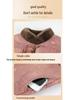Plus Size Winter Stand Collar Chinese Style Velvet-Lined Cotton Jacket for Grandma