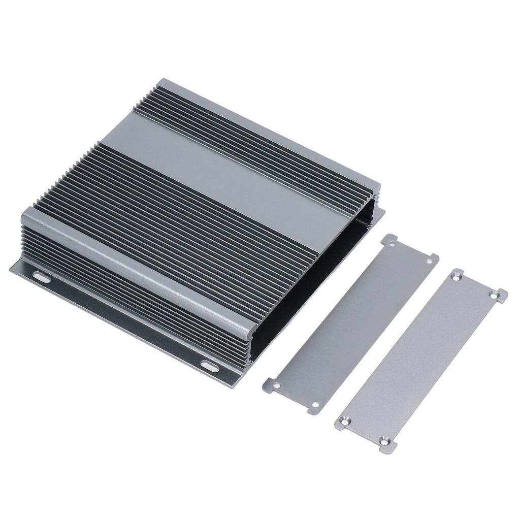 Aluminum Alloy Electric Box Project Junction Case Integrated Enclosure 31x143x130mm Matte Grey