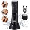 Body Pubic Hair Trimmer for Men With Light  Balls Trimmer No Razor Burn Groin, Body Groomer Shaver, IPX6