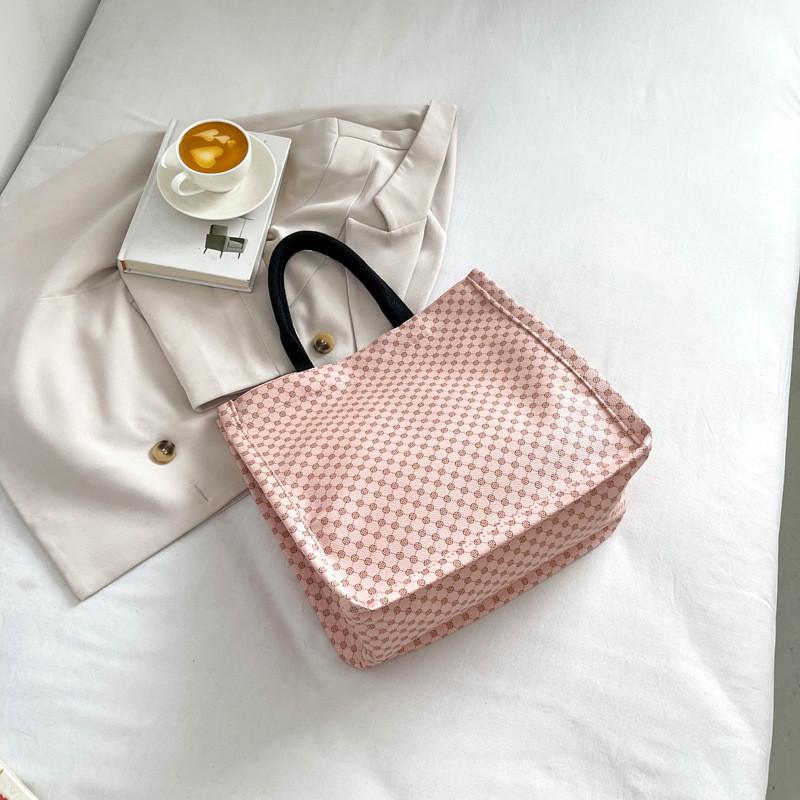 

Trendy Street Style Pu Shoulder Bag Chic Retro Tote For Everyday Use In Brown рожевий