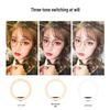 Dual Camera Live Streaming Stand with Fill Light for Multi-Phone Video Shooting and Product Promotion