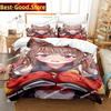 3D Print Anime - Azur Lane Bedding Set Printed Bed Set With Pillowcase Bed Duvet Cover Soft Single Double Queen Super King Size