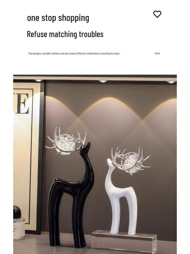 Fulu Luxury Living Room Tabletop Ornaments: High-End Decor for Wine Cabinets, TV Sideboards, and Housewarming Gifts