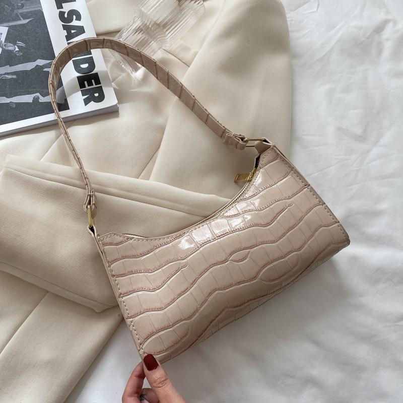 

Solid Color Pu Leather Women S Underarm Bag For Female Retro Casual Shoulder Bag Tote Clutch Purse Banquet Handbag бежевый