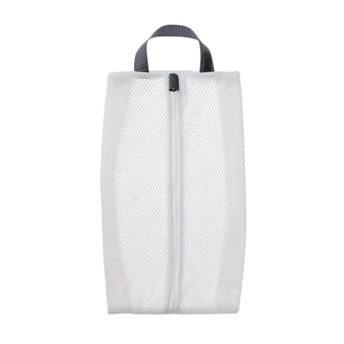 Daiya Flaundry Shoe Brushing Net for Shoes and Indoor Shoes, Holds 1 Pair, Machine Washable, Special Fabric for Scraping Out Dirt, Approx. 22cm Wide X