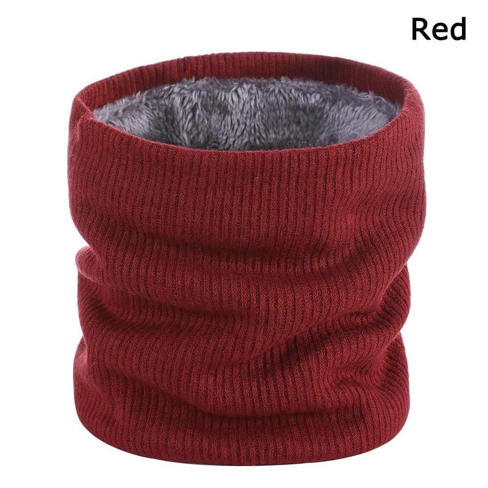 Warmer Neck Tube Knitted Scarf Double-Layer Neck Warmer Fashion Riding Mask Woman/Men