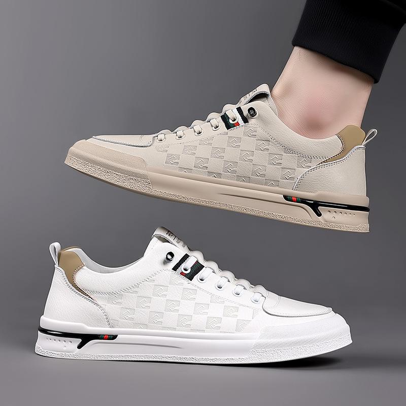 Summer board shoes men's breathable little white shoes casual shoes sports versatile men's trendy shoes soft-soled men's shoes spot