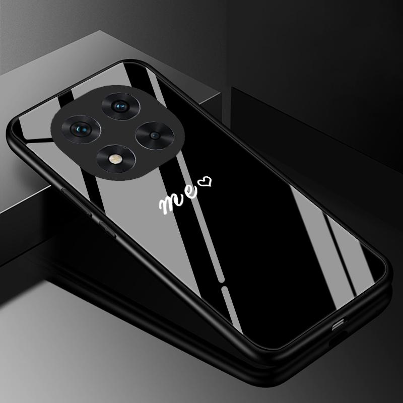 Cover in Vetro Temperato per Telefono per Xiaomi Redmi Note 14 Pro Plus 4G 5G Cover Lusso PC Rigido Fundas Paraurti Posteriore per POCO X7 Pro 5G