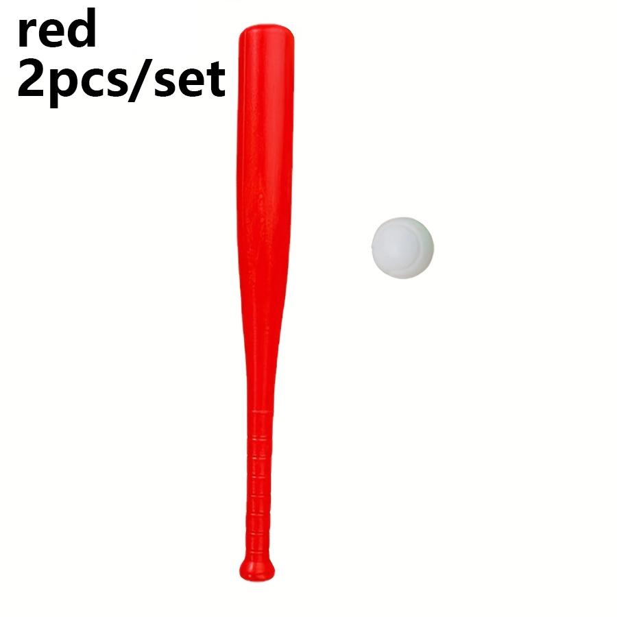 2/4pcs Lightweight Plastic Baseball Bat with Ball Set Training Practice Bat for Beginners Outdoor Sports Equipment for JXB