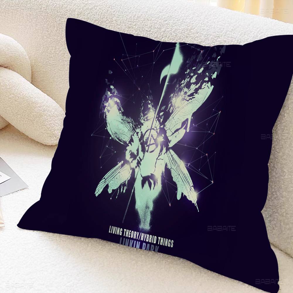 Band L-Linkin Cool P-park Cushion Cover Inches Farmhouse Decor Home Throw Pillow Covers for Couch Decorations