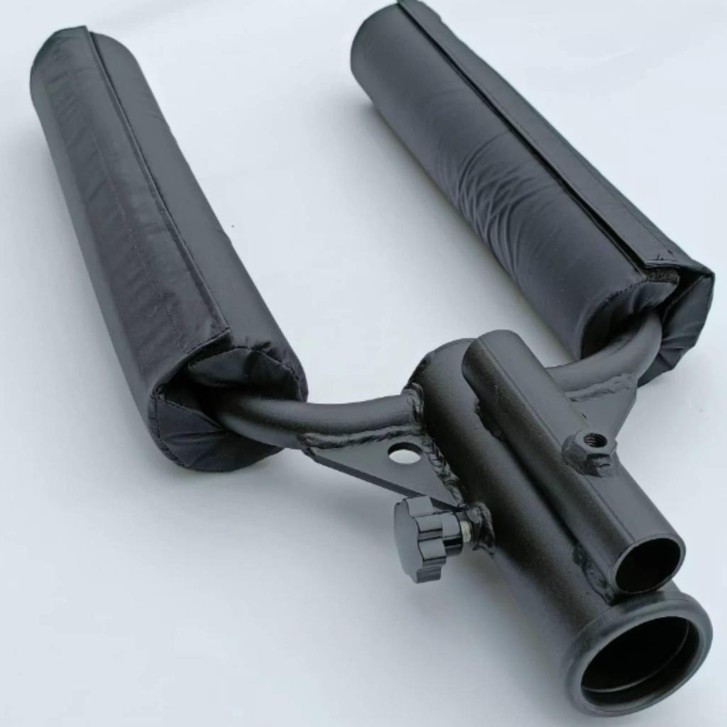 Heavy-Duty Steel Row Bar Handle Easy to Install Squat Attachment Clip