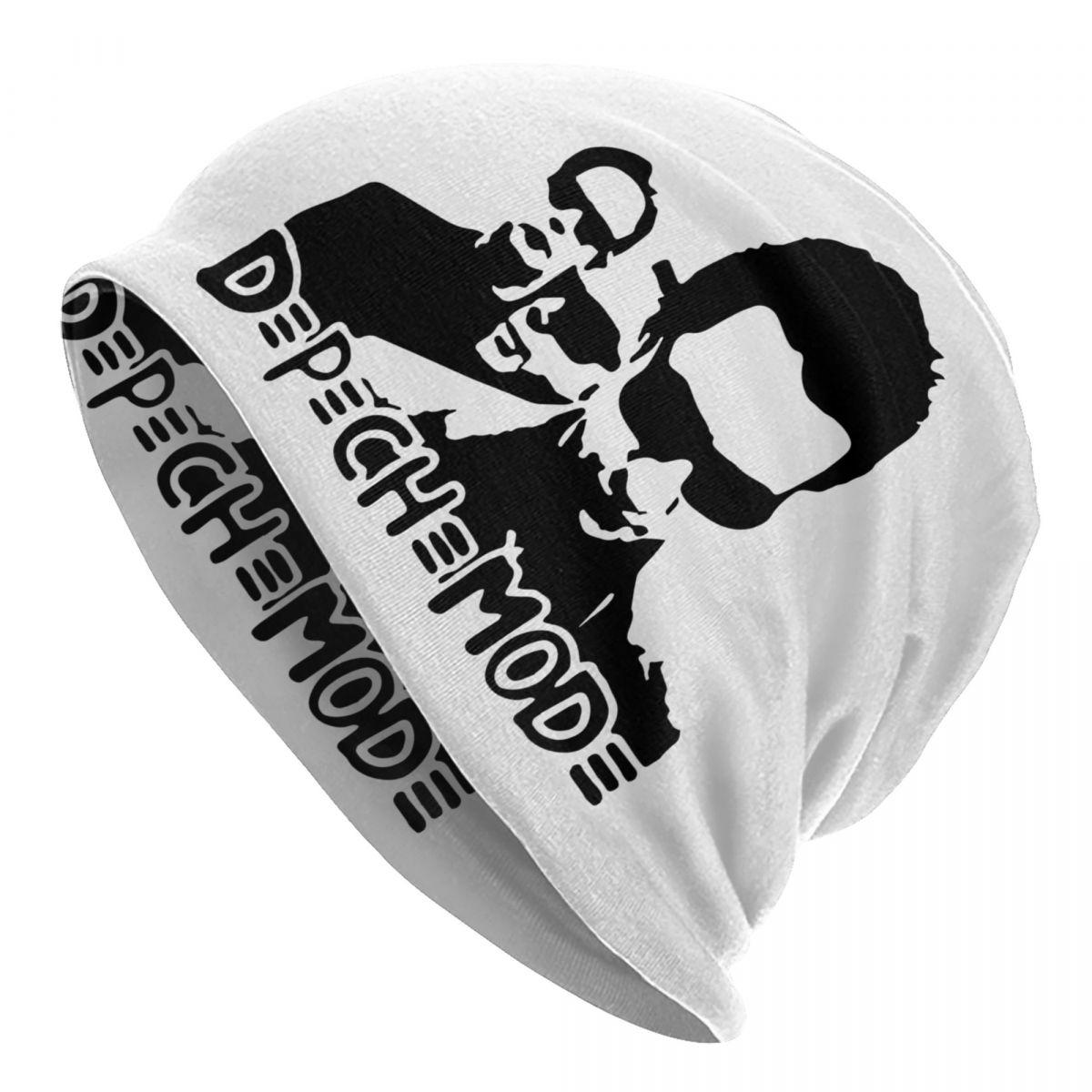 

Custom Electronic Rock Depeche Cool Mode Skullies Beanies Caps Cool Winter Warm Women Unisex Knitting Hat Unisex Adult Bonnet Hats Beanies Hat