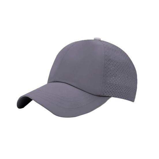 Women Baseball Cap, Adjustable Elastic Straps Quick-Drying Sun Hat, Criss-Cross Ponytail Design Baseball Hat for Running Yoga Hiking