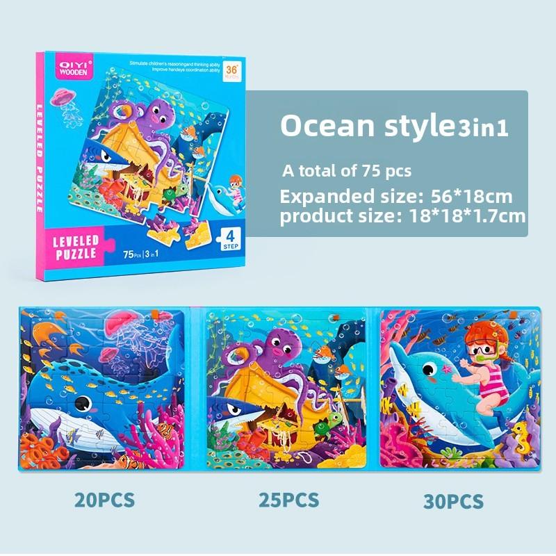 Baby Puzzle Book With Transportation Theme For Early Learning And Development