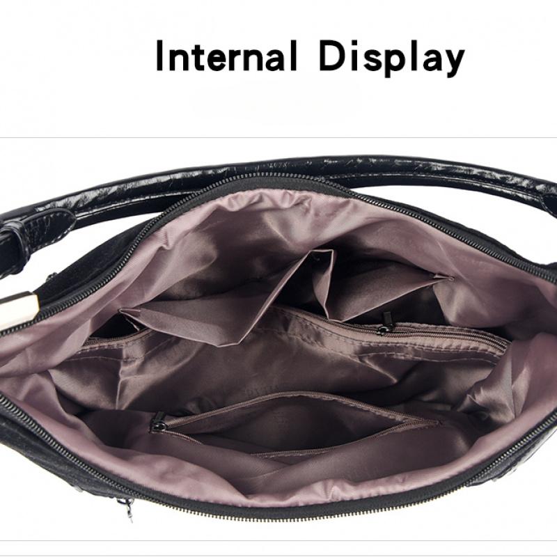 Modische Neue Damen-Tasche mit Großem Fassungsvermögen Vielseitige Retro-Umhängetasche Tägliche Einfache Beliebte Ein-Schulter-Pendler-Tragetaschen