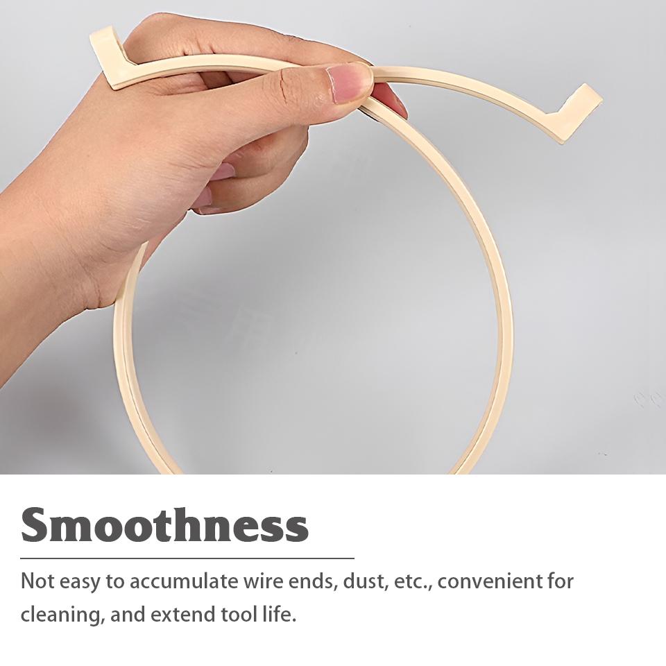 BUDDUR 1PC Plastic Embroidery Hoop Cross-Stitch Frame Hoop Circle Embroidery Shed DIY Handmade Craft Sewing Needwork Supplies